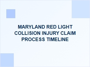 Maryland Red Light Collision Injury Claim Timeline